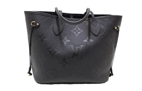 Louis Vuitton black leather tote